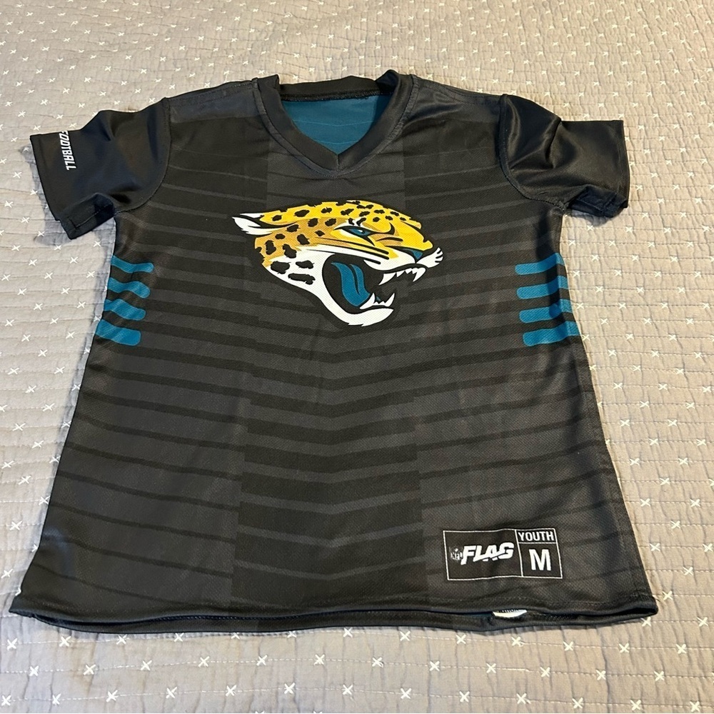 (Bundle 3 for $15) Youth Flag Football Jaguars Jersey Youth M